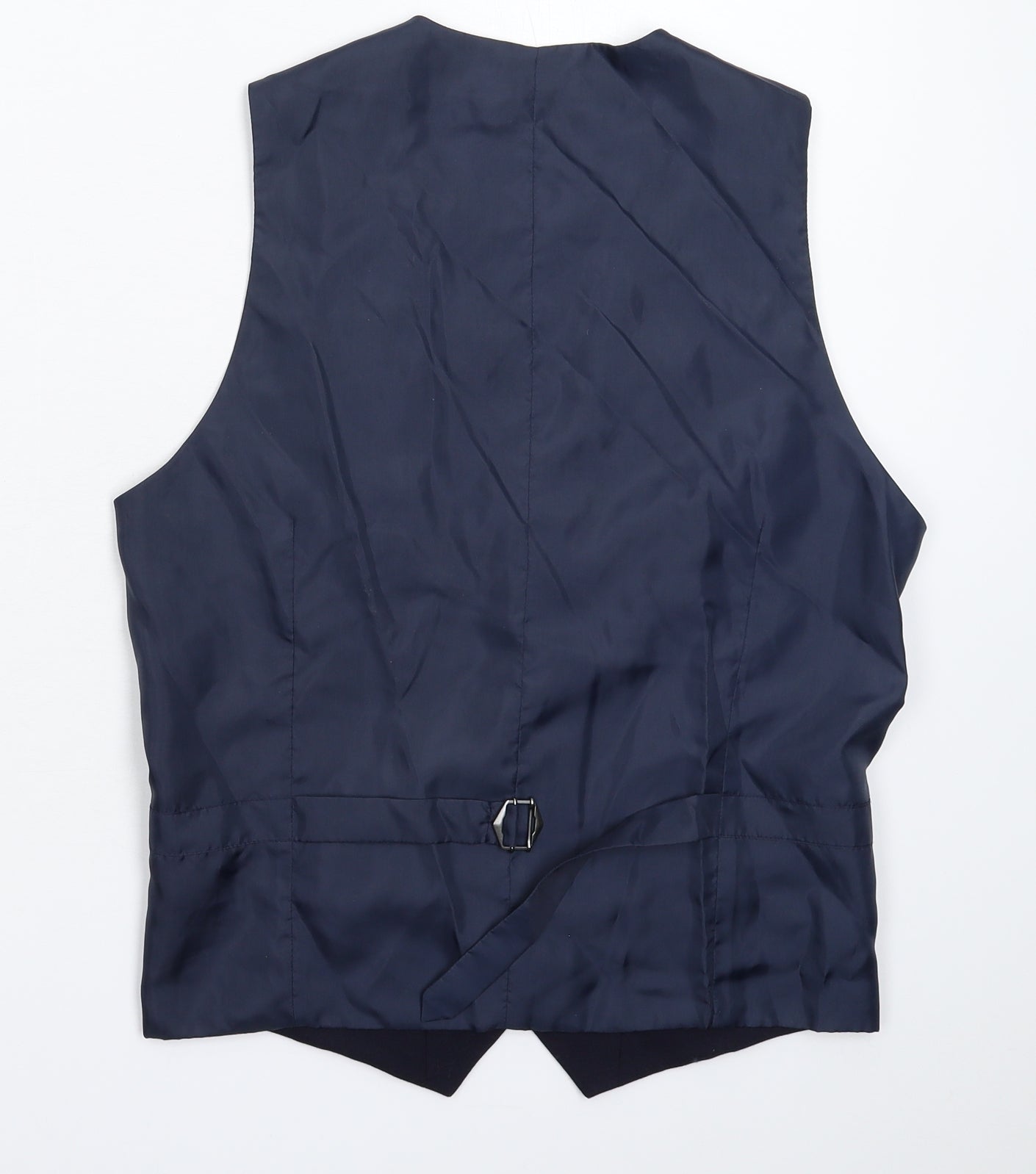 Marks and Spencer Mens Blue   Jacket Suit Waistcoat Size S