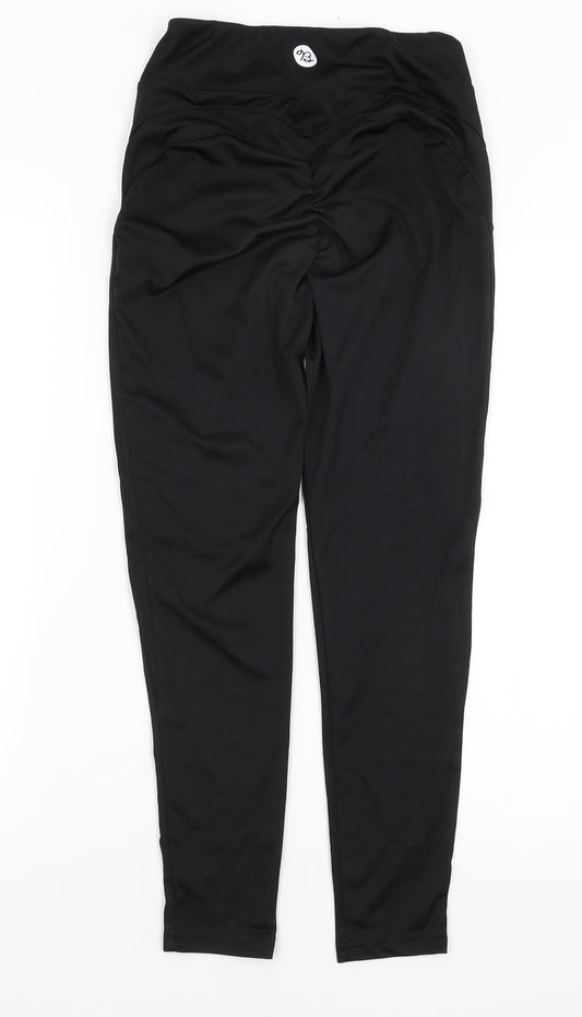 Preworn Womens Black   Compression Leggings Size S L25 in