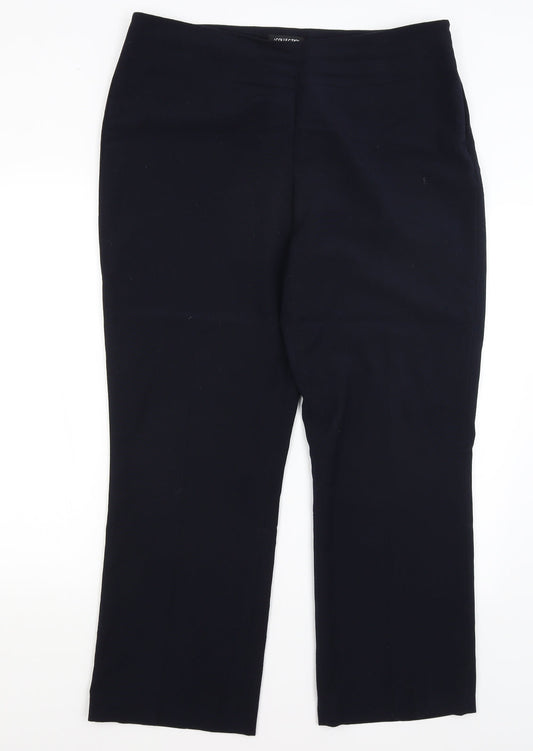 Collection Womens Blue   Dress Pants Trousers Size 16 L29 in