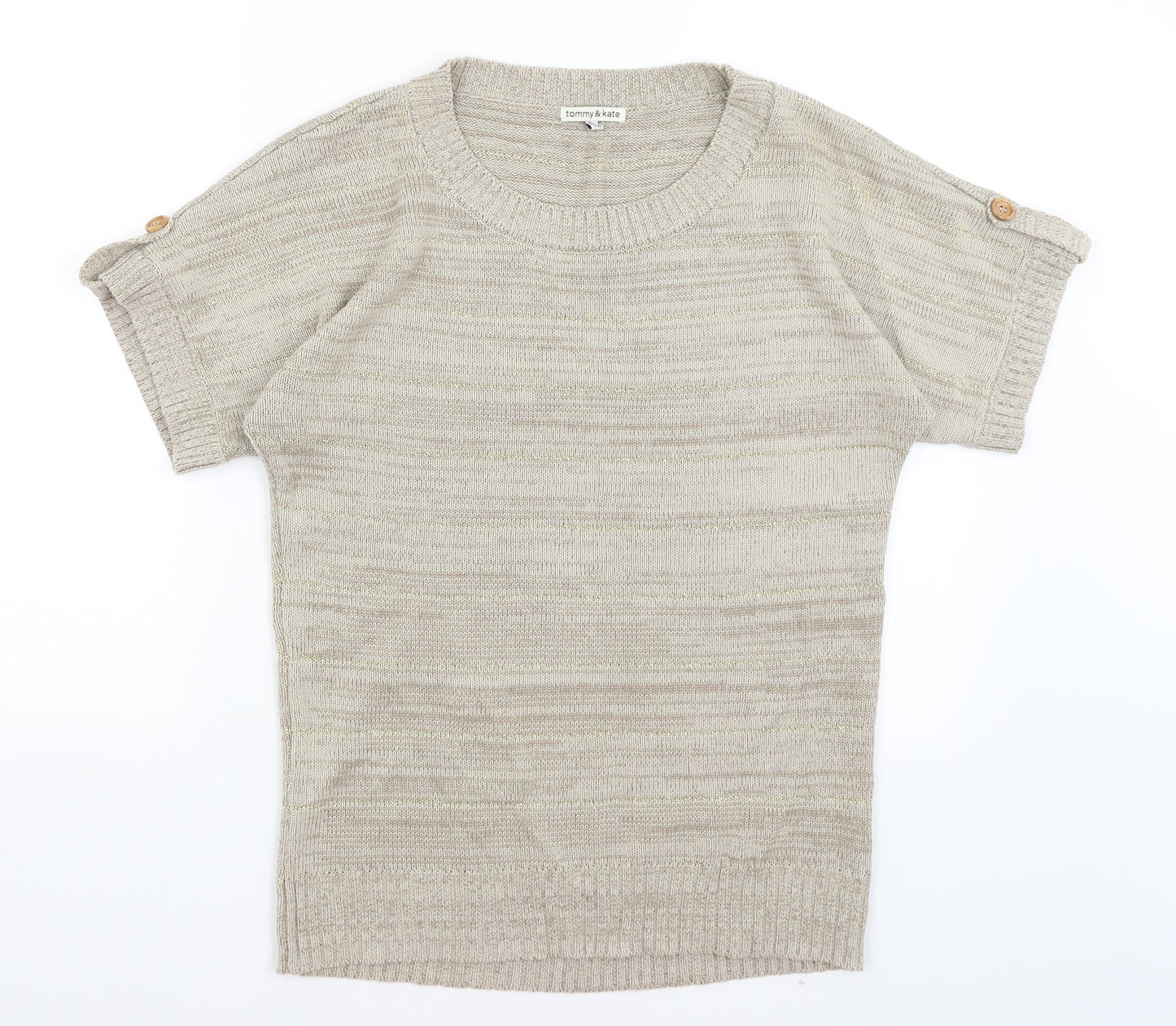 Tommy & Kate Womens Beige   Pullover Jumper Size 12