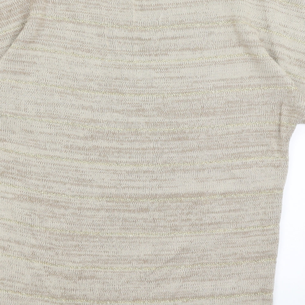 Tommy & Kate Womens Beige   Pullover Jumper Size 12