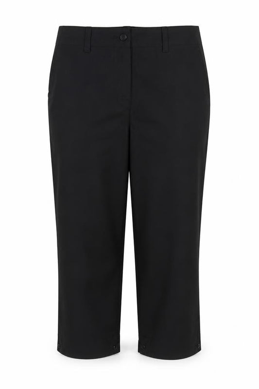 moose Womens Black   Trousers  Size 12 L23 in