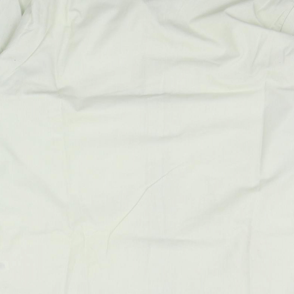 TESCO Mens Green    Button-Up Size 15