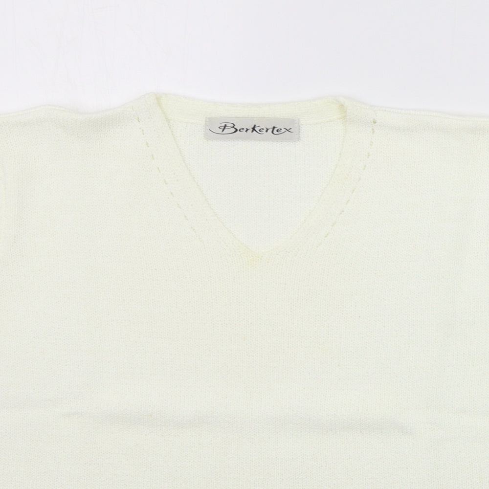 Berkertex Womens White   Pullover Jumper Size 12