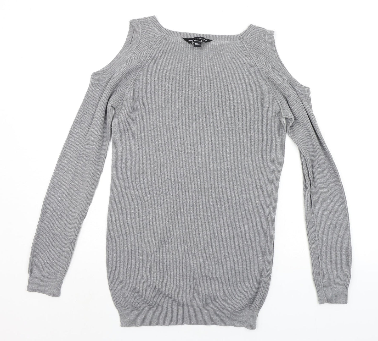 Dorothy Perkins Womens Grey   Pullover Jumper Size 8
