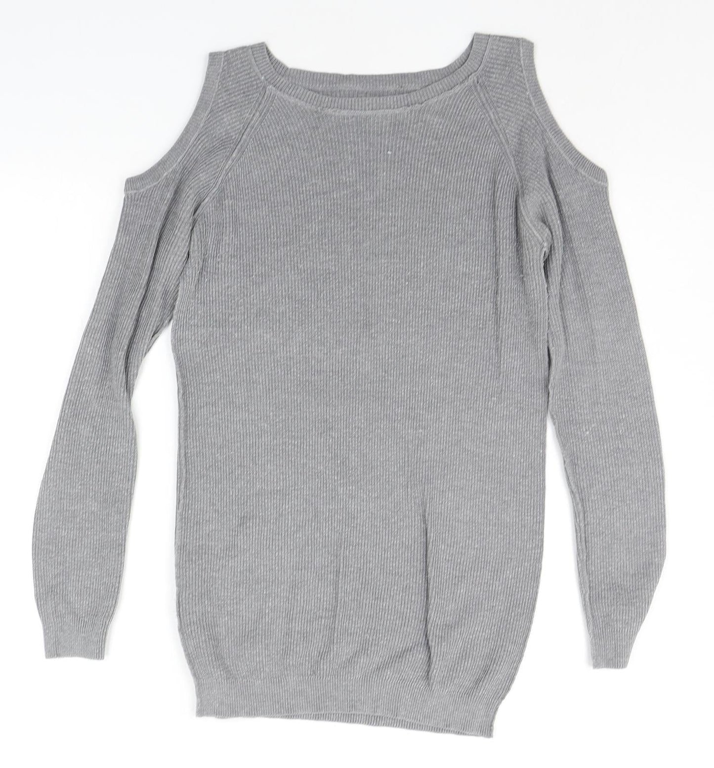 Dorothy Perkins Womens Grey   Pullover Jumper Size 8
