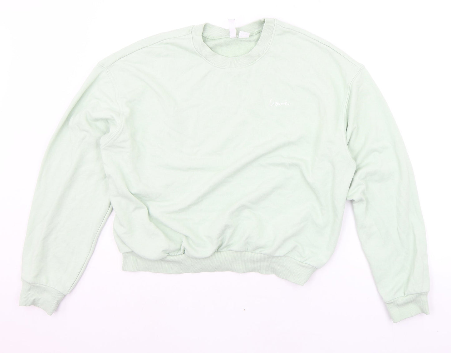 Divided Womens Green   Pullover Jumper Size L