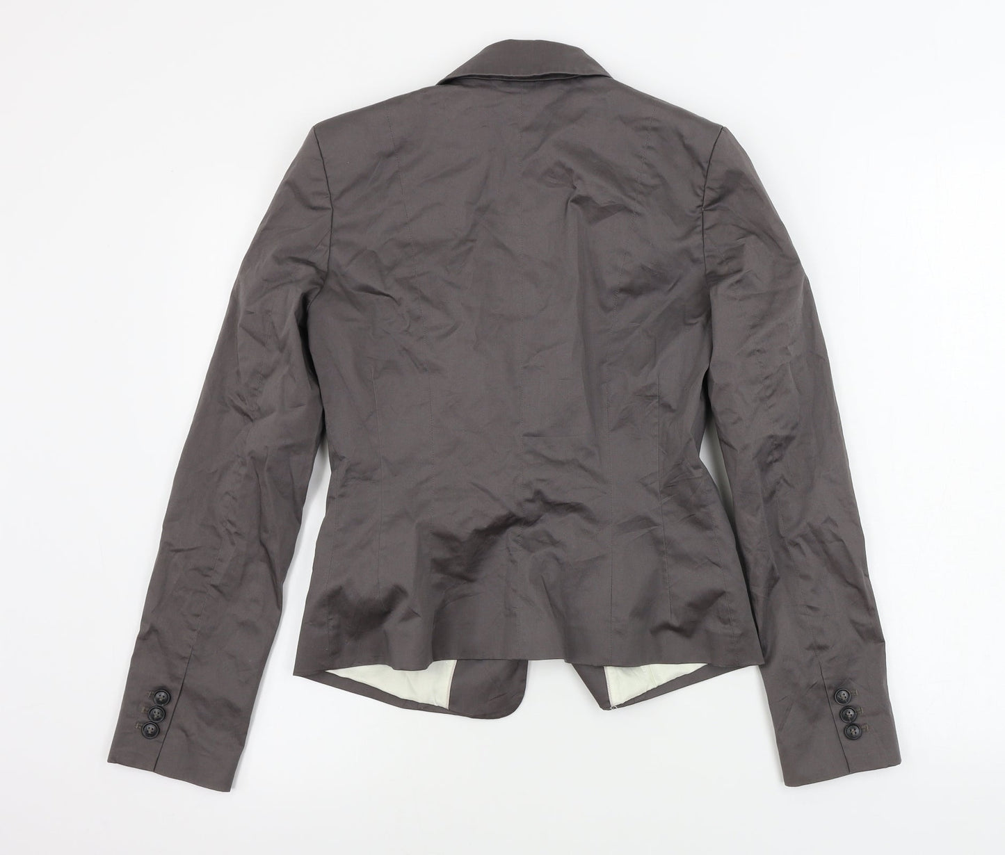 H&M  Womens Grey   Jacket Blazer Size 6