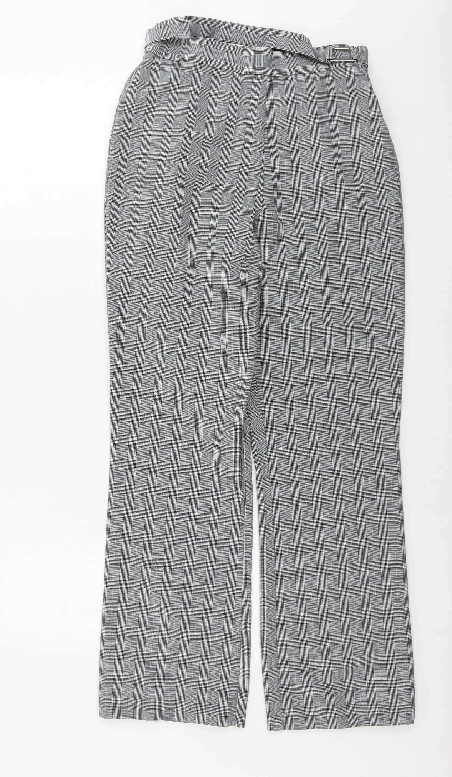Preworn  Womens Green Check  Trousers  Size 30 in L27 in