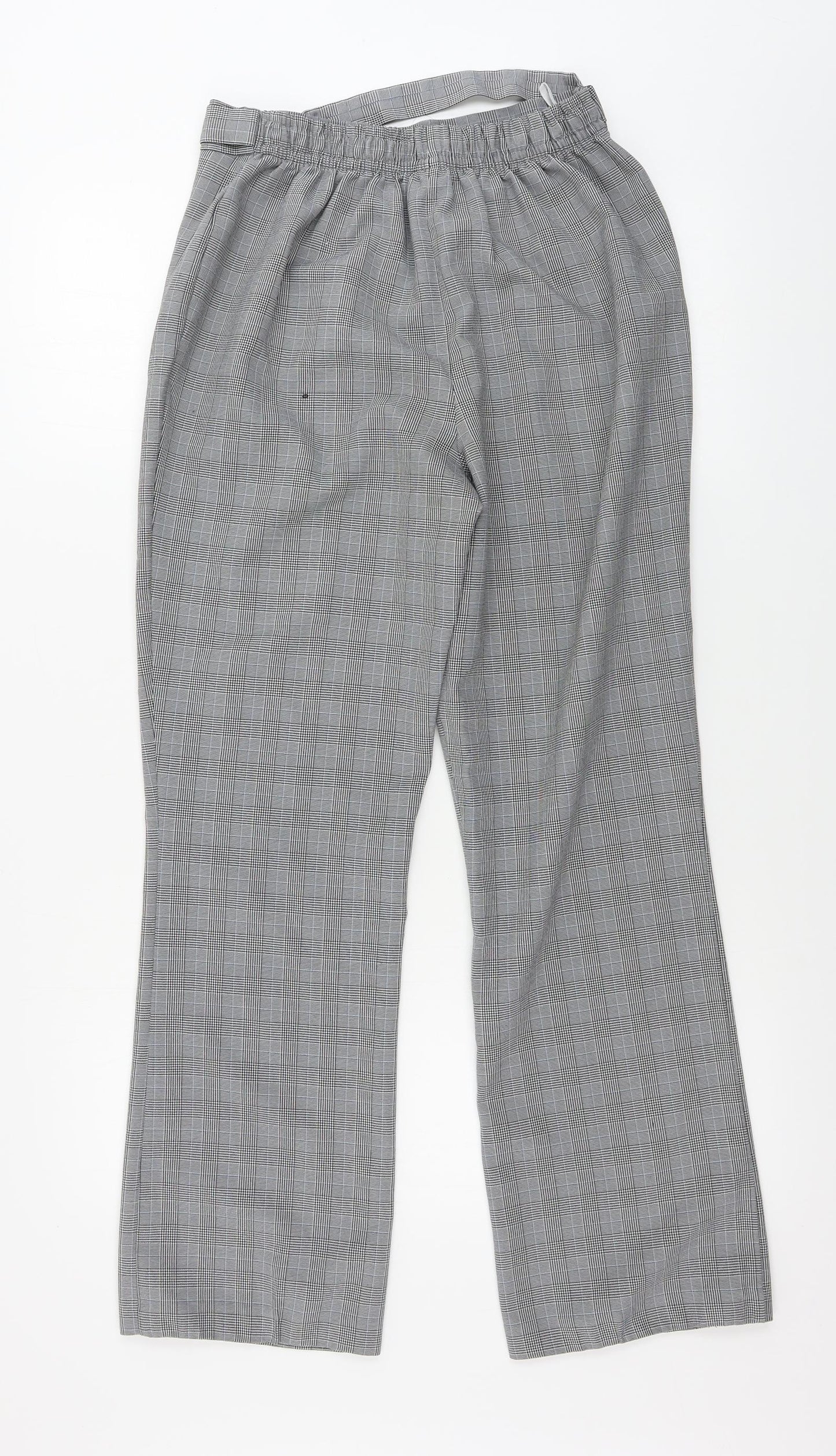 Preworn  Womens Green Check  Trousers  Size 30 in L27 in