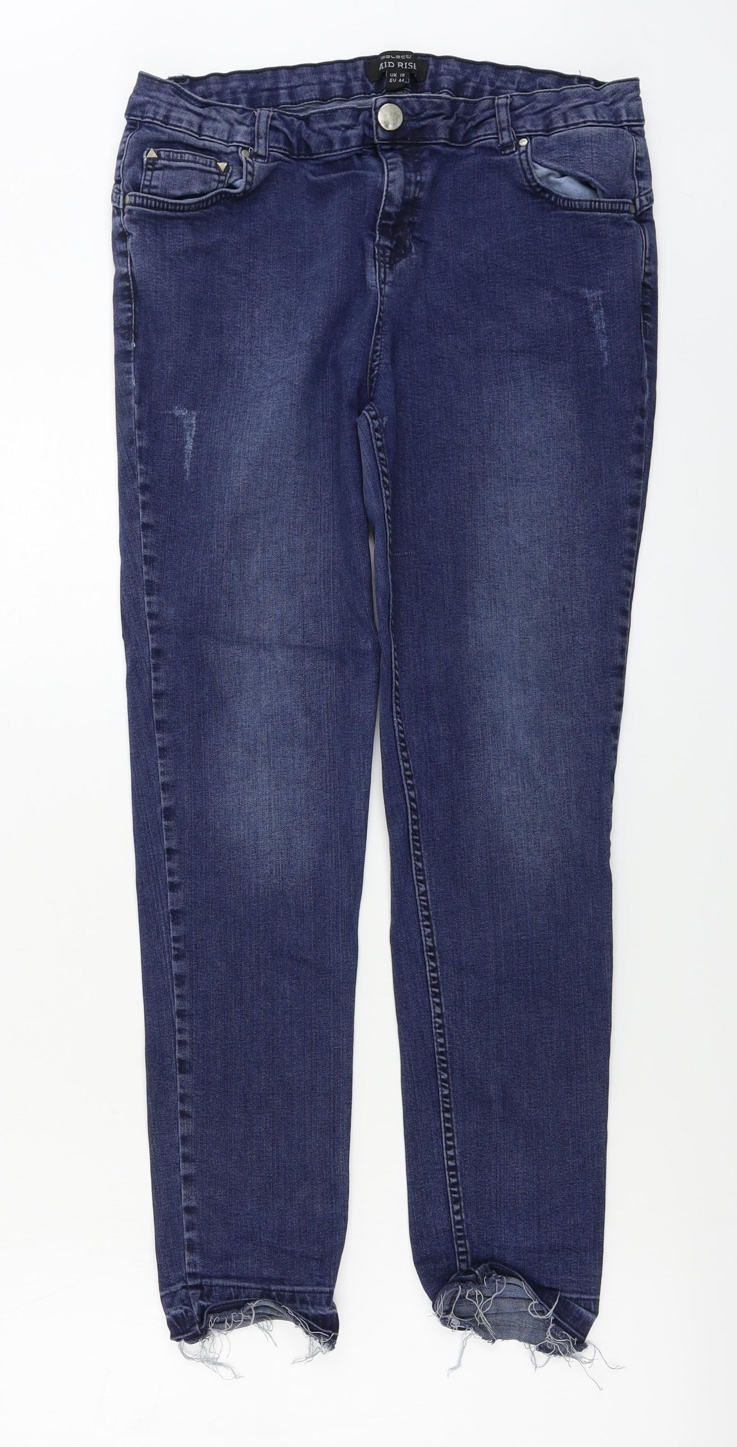 Selected Mens Blue   Skinny Jeans Size 16 L25 in