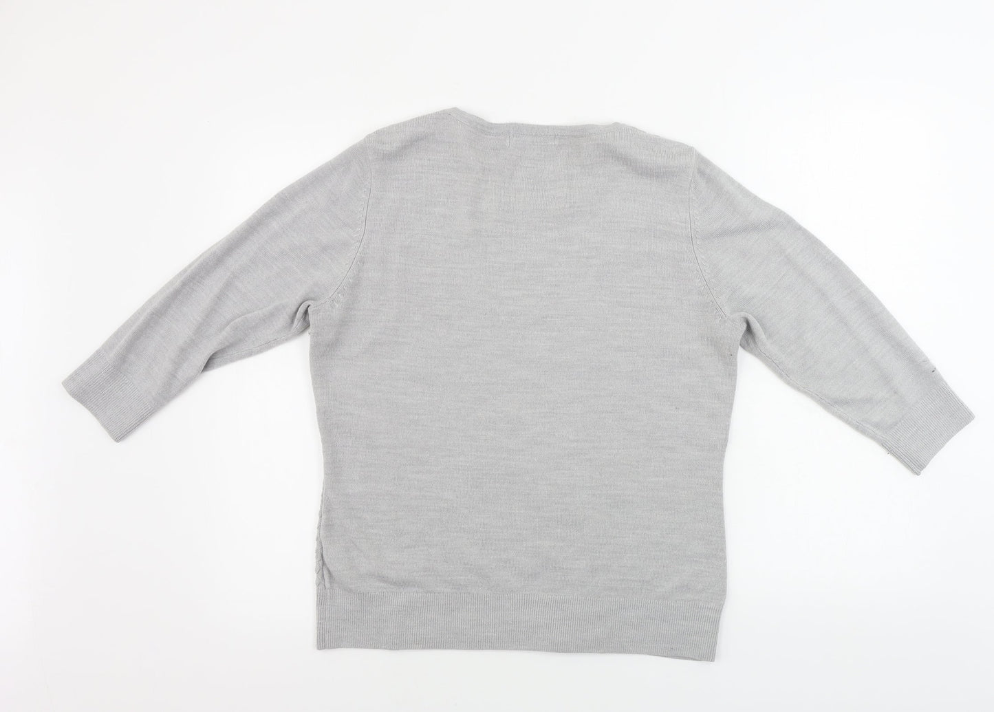 Marks and Spencer  Womens Grey   Pullover Jumper Size 14