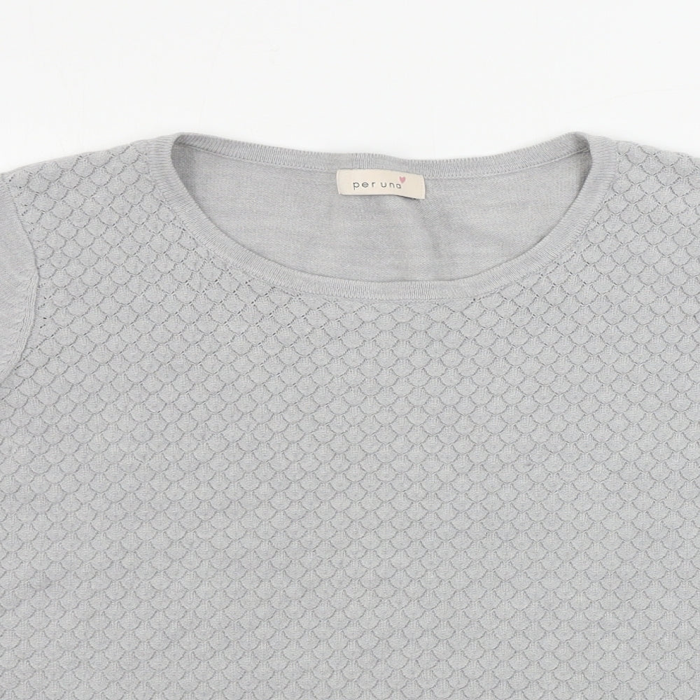 Marks and Spencer  Womens Grey   Pullover Jumper Size 14