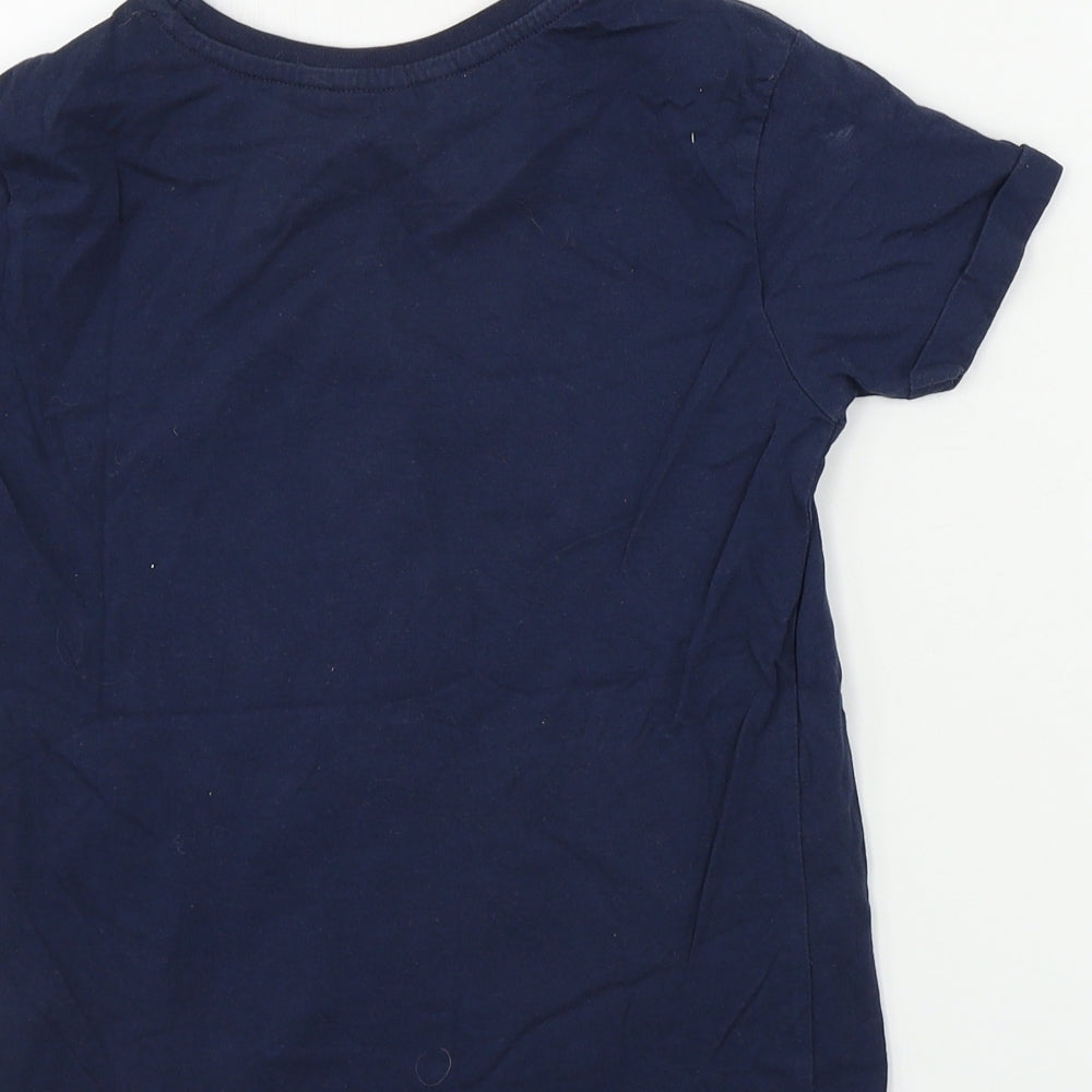 George  Boys Blue   Basic T-Shirt Size 6 Years