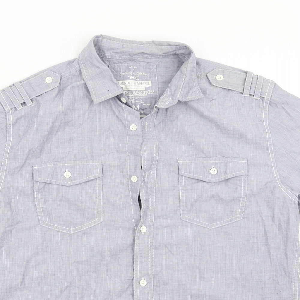 NEXT Mens Blue    Button-Up Size M