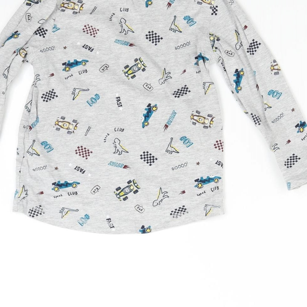 George Boys Grey   Basic T-Shirt Size 2-3 Years