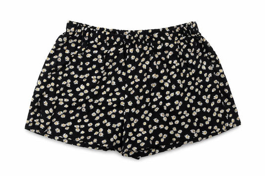 NEXT Girls Black Floral  Hot Pants Shorts Size 10 Years