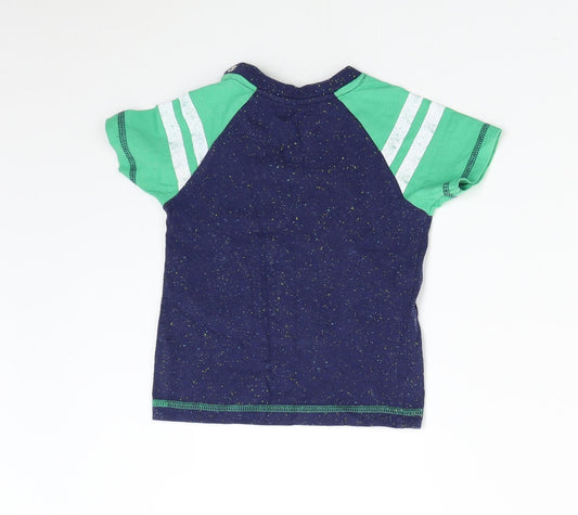 Nutmeg Baby Blue   Basic T-Shirt Size 12-18 Months