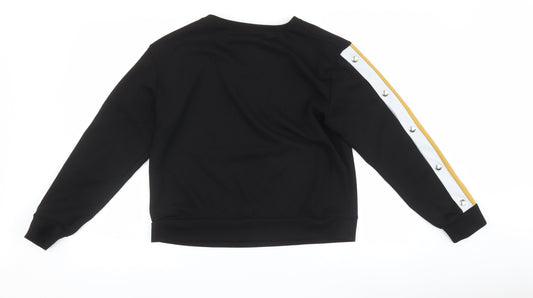 CAMERO ROSE Womens Black   Pullover Sweatshirt Size M