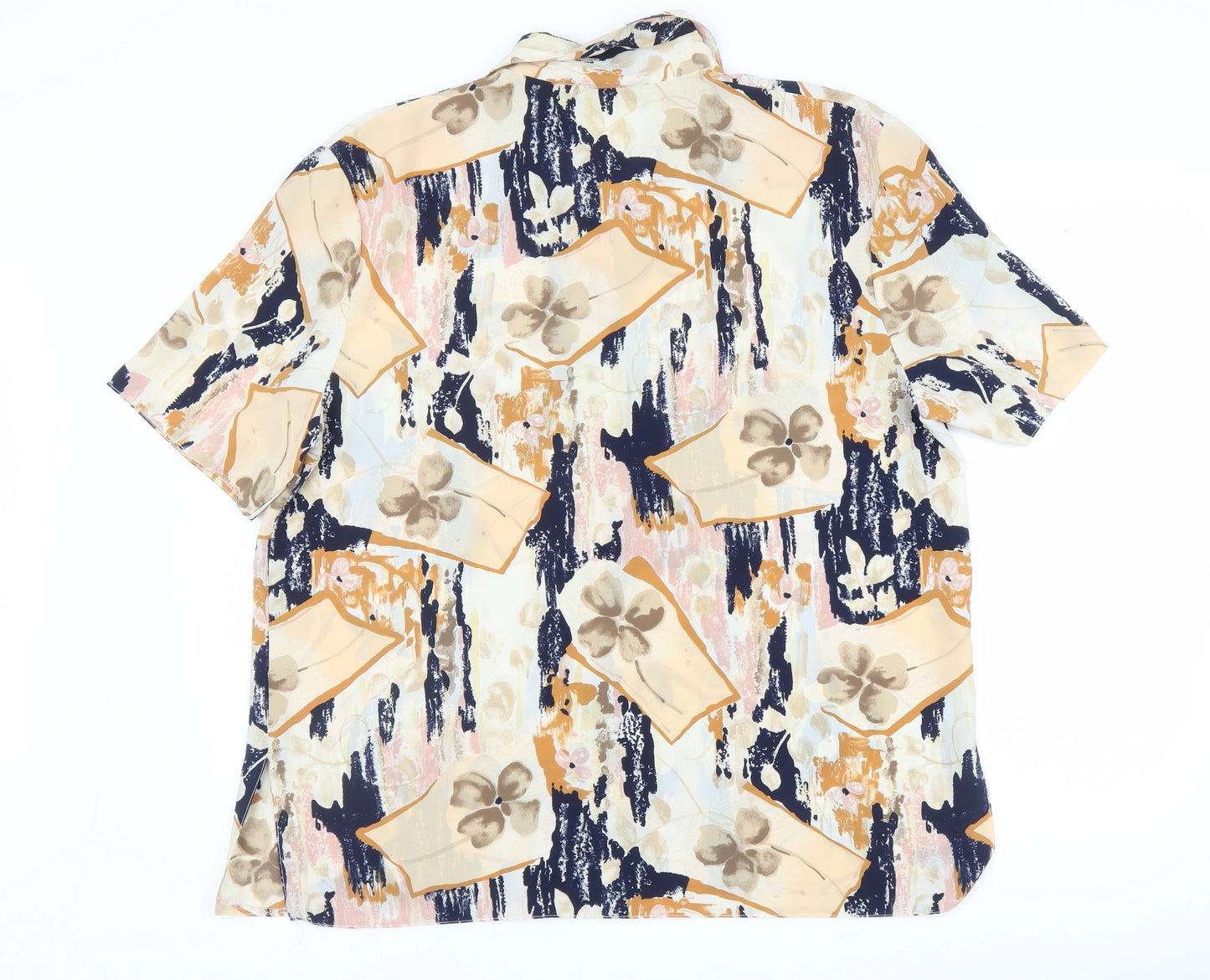 sky fashion Womens Multicoloured Floral  Basic Blouse Size 16