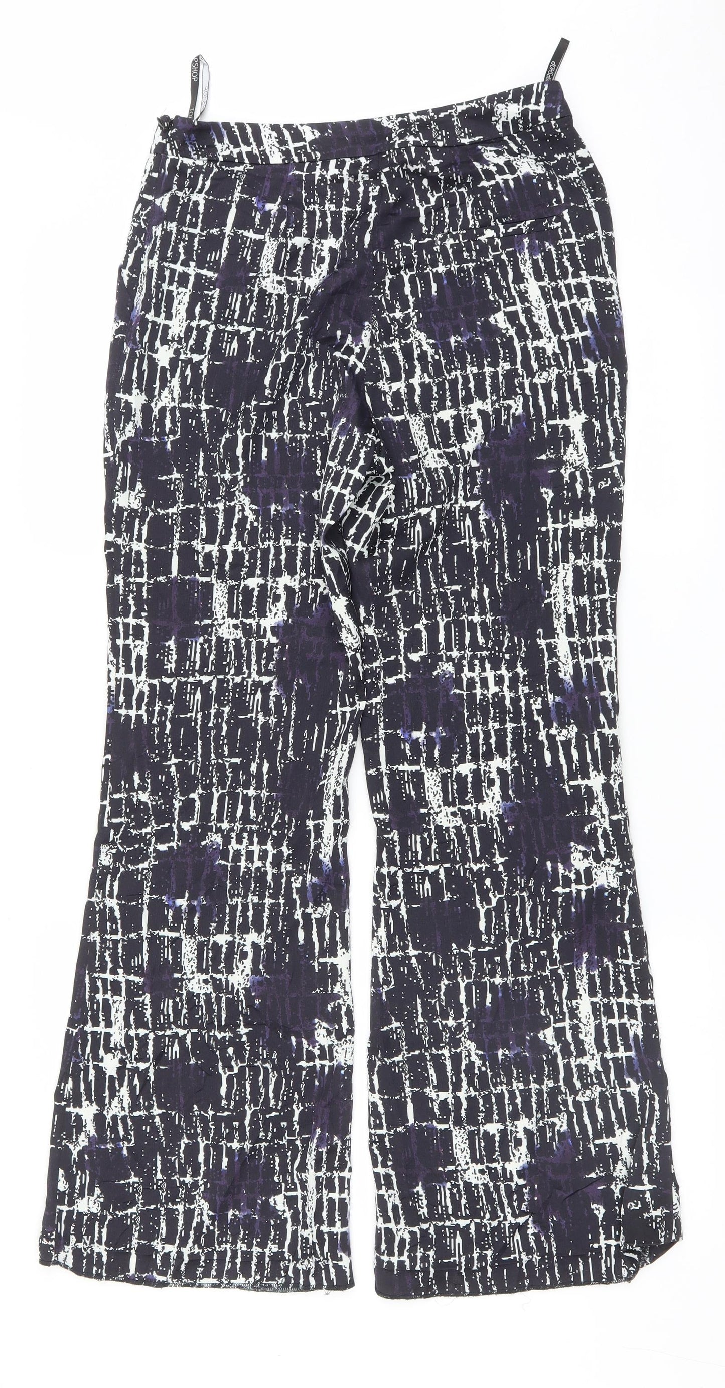 Topshop Womens Black   Trousers  Size 10 L30 in