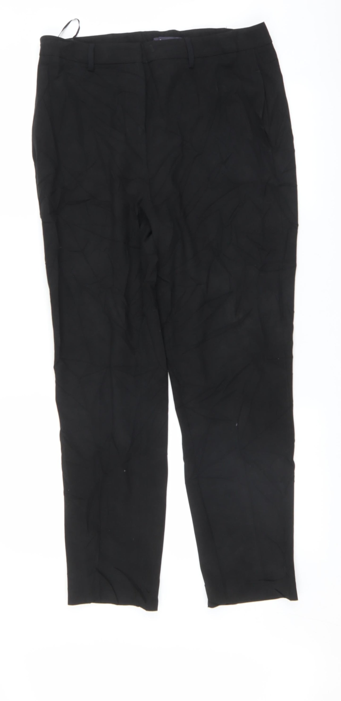 Marks and Spencer Womens Black   Trousers  Size 14 L28.5 in