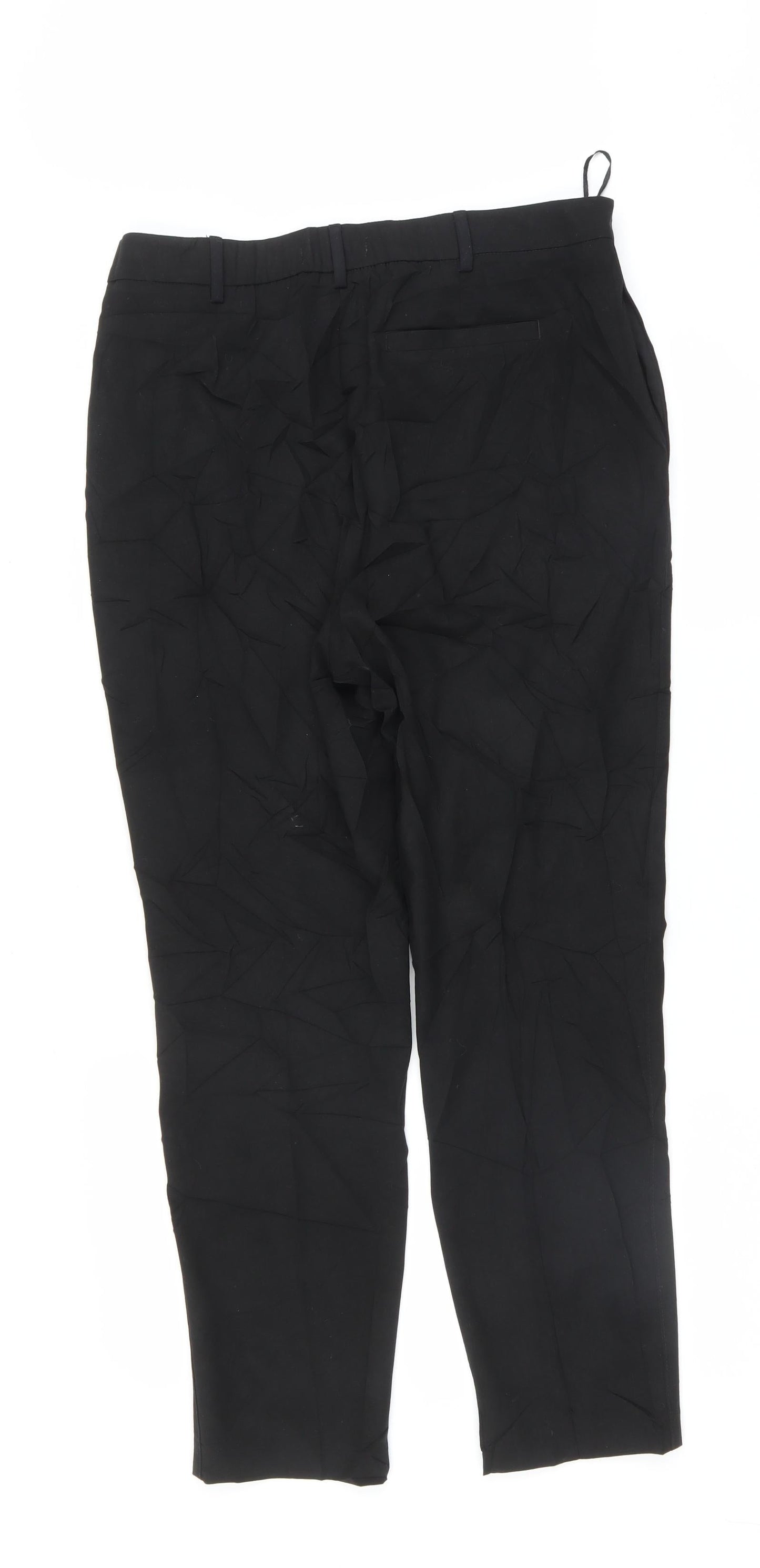 Marks and Spencer Womens Black   Trousers  Size 14 L28.5 in