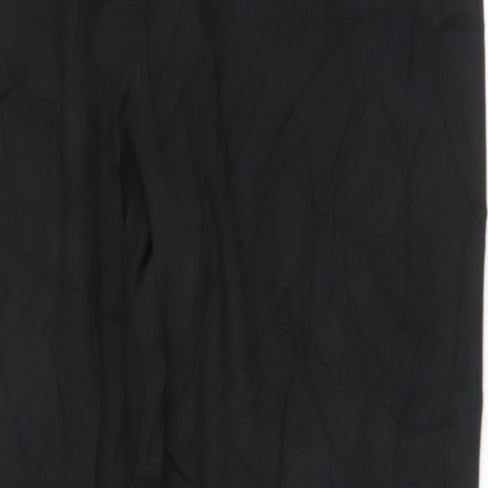 Marks and Spencer Womens Black   Trousers  Size 14 L28.5 in