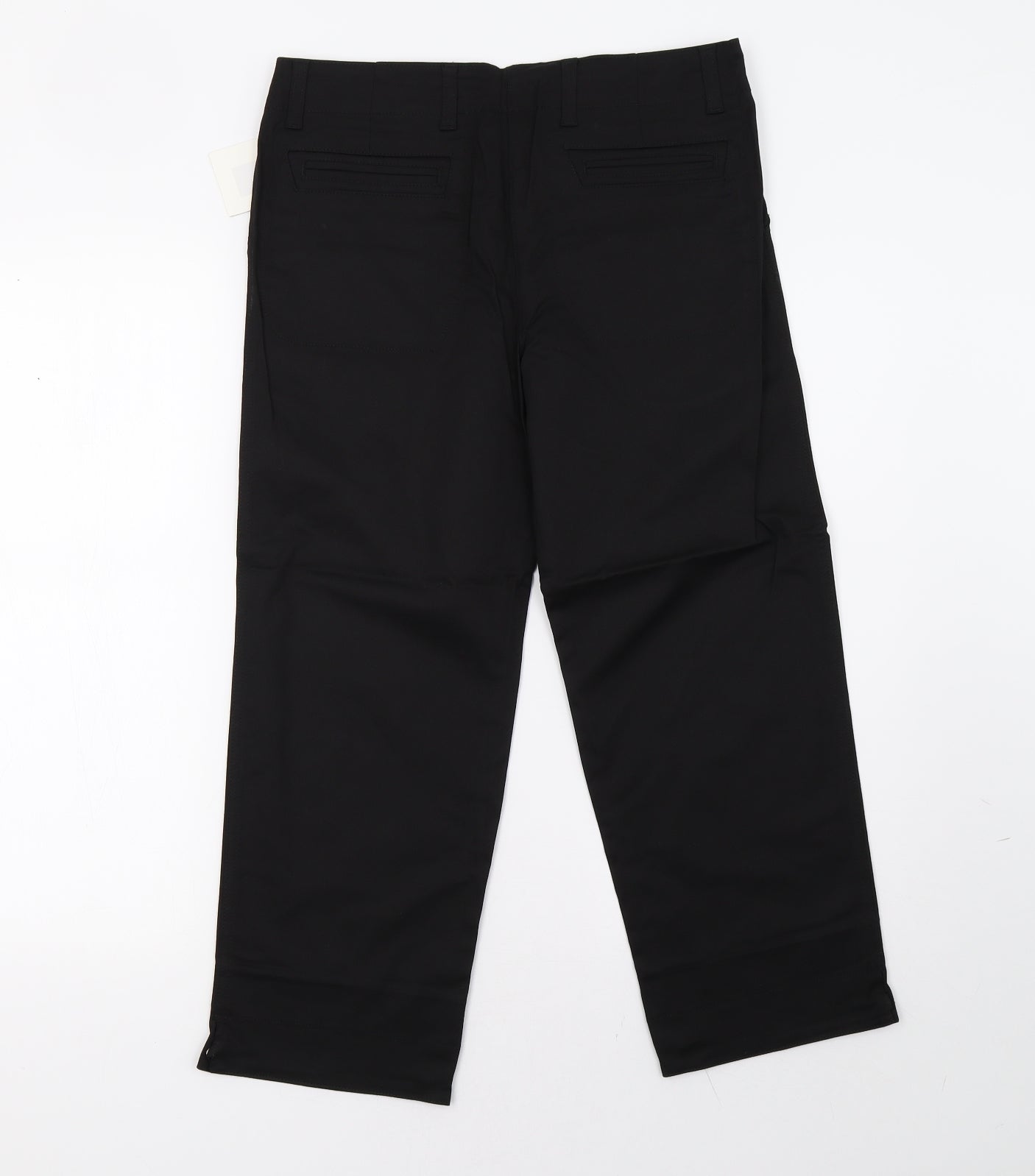 moose Womens Black   Trousers  Size 12 L26 in