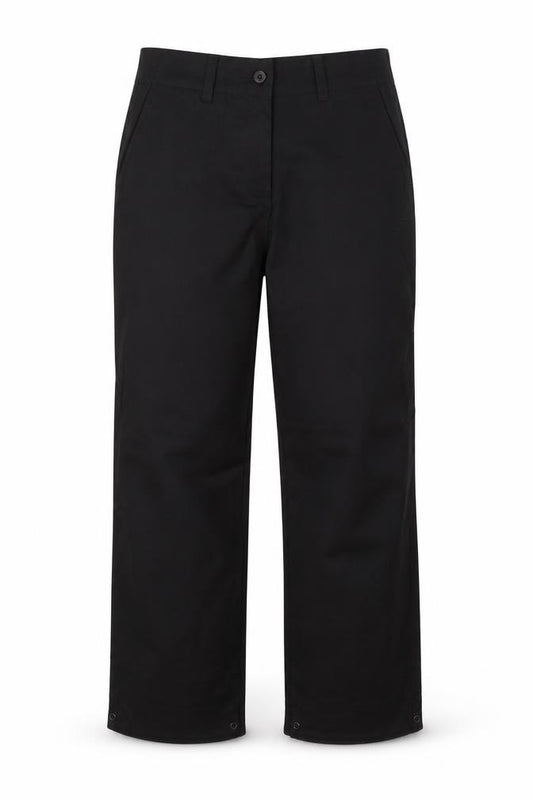 moose Womens Black   Trousers  Size 10 L26 in