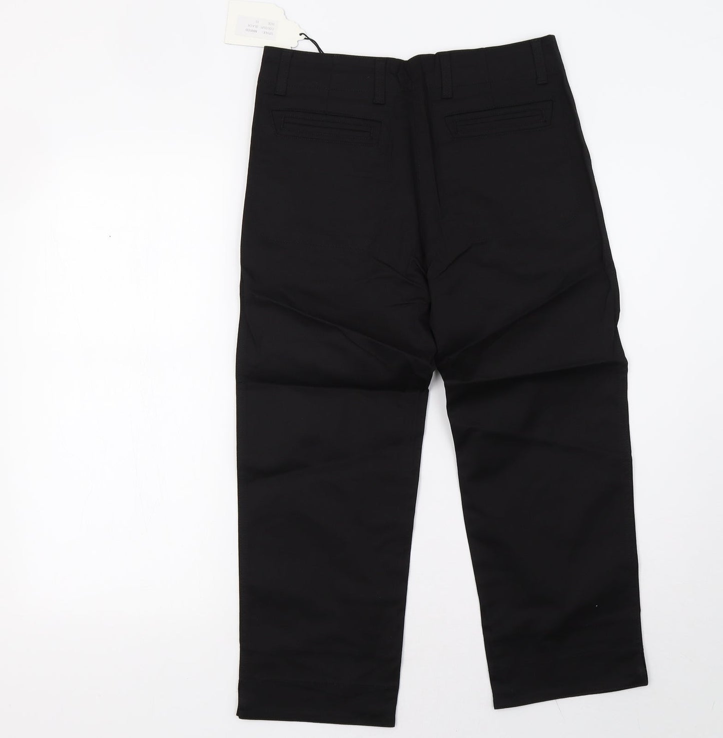 moose Womens Black   Trousers  Size 10 L26 in