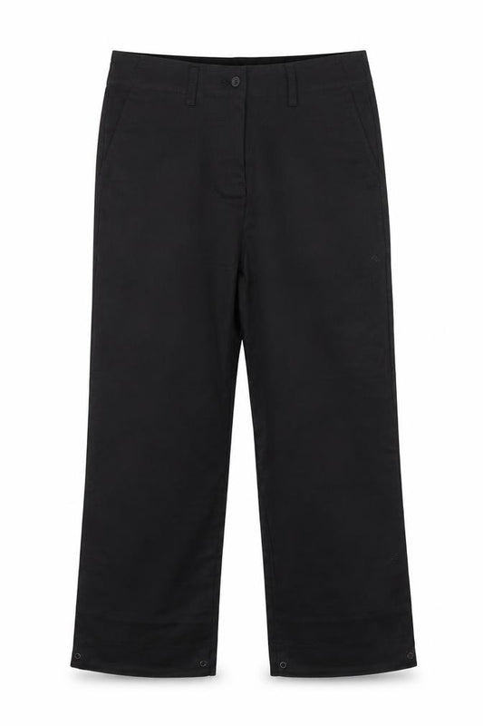 moose Womens Black   Trousers  Size 12 L26 in