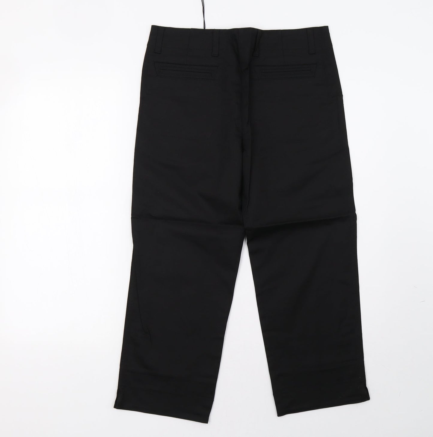 moose Womens Black   Trousers  Size 12 L26 in