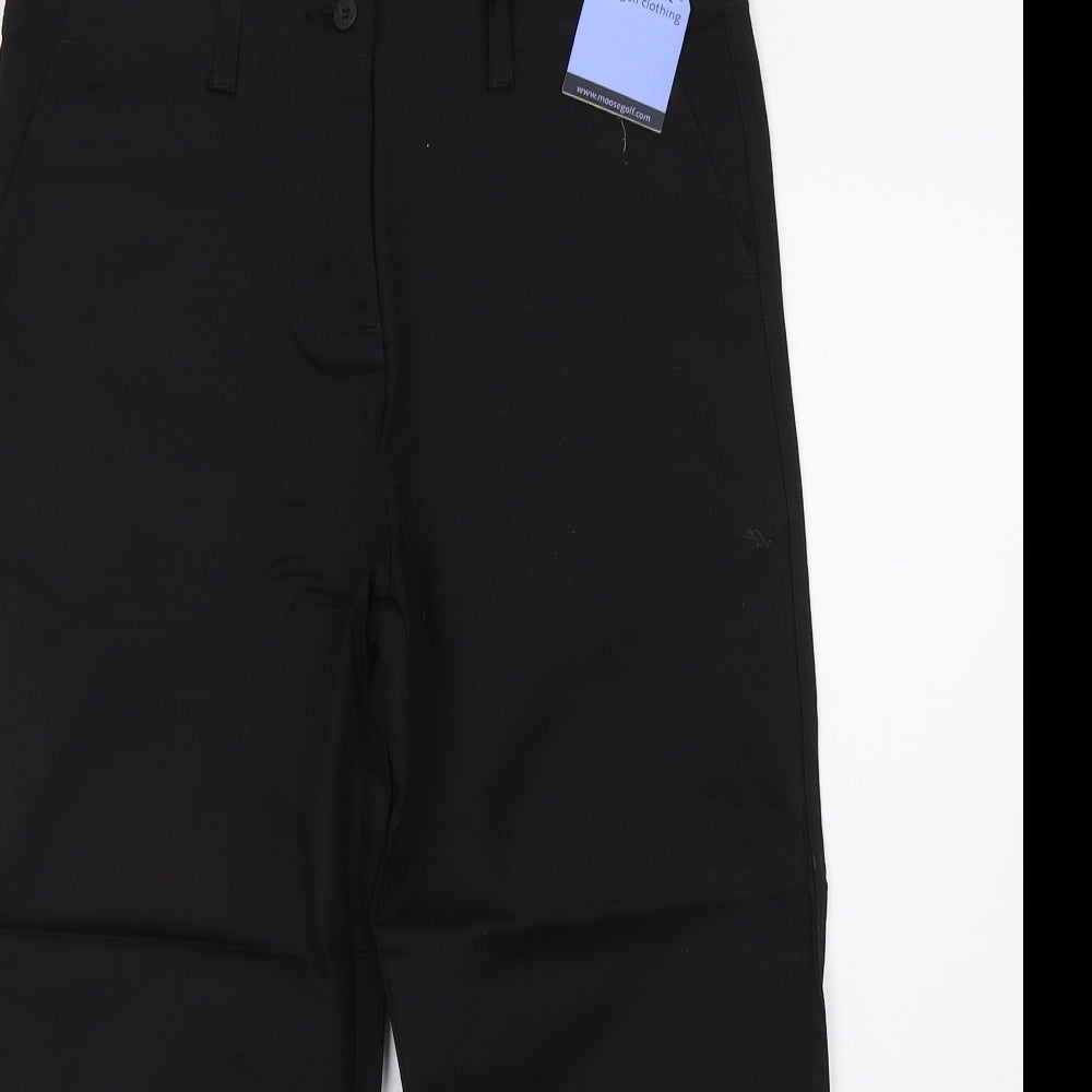 moose Womens Black   Trousers  Size 12 L26 in