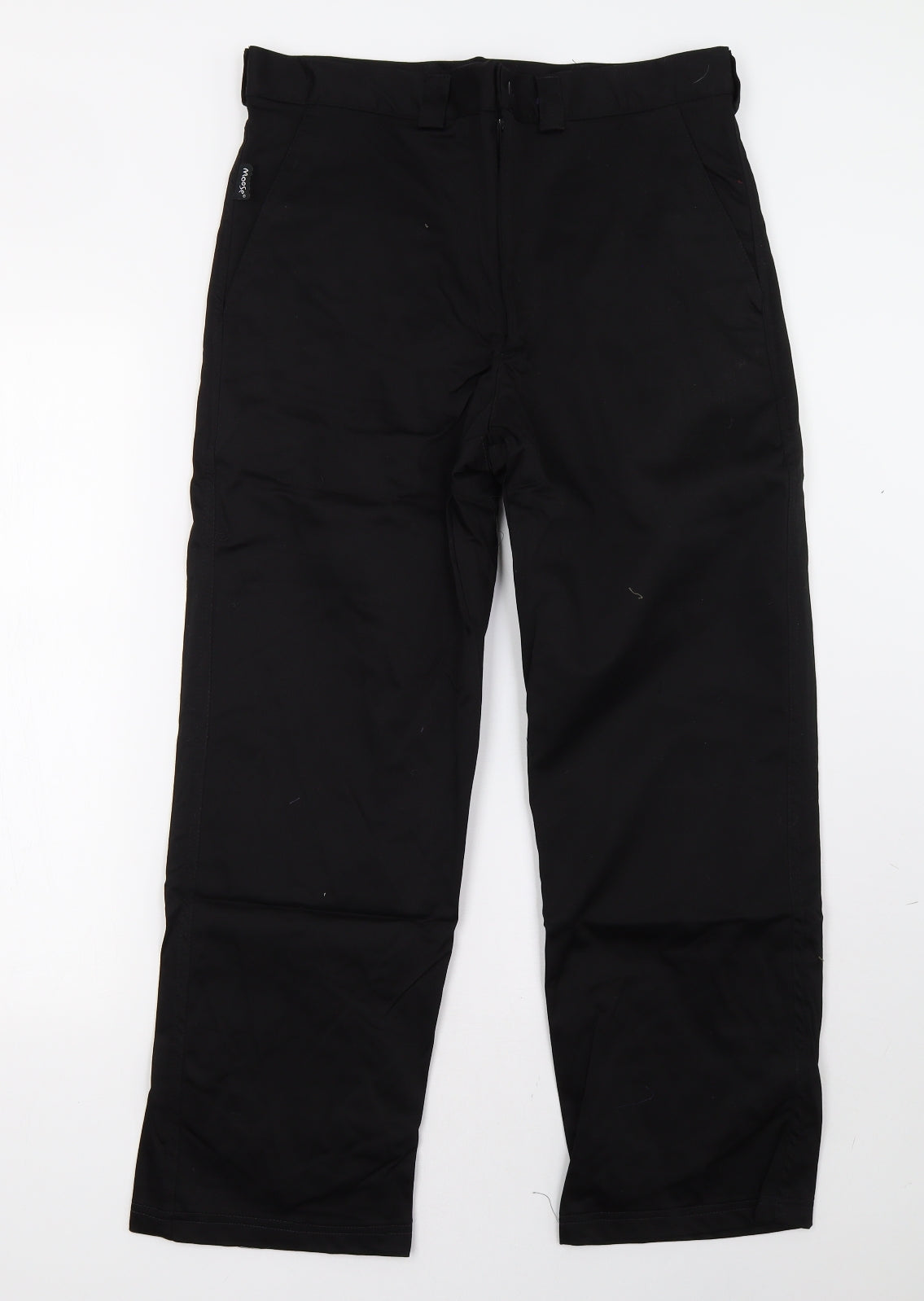 moose Womens Black   Trousers  Size 34 L29 in