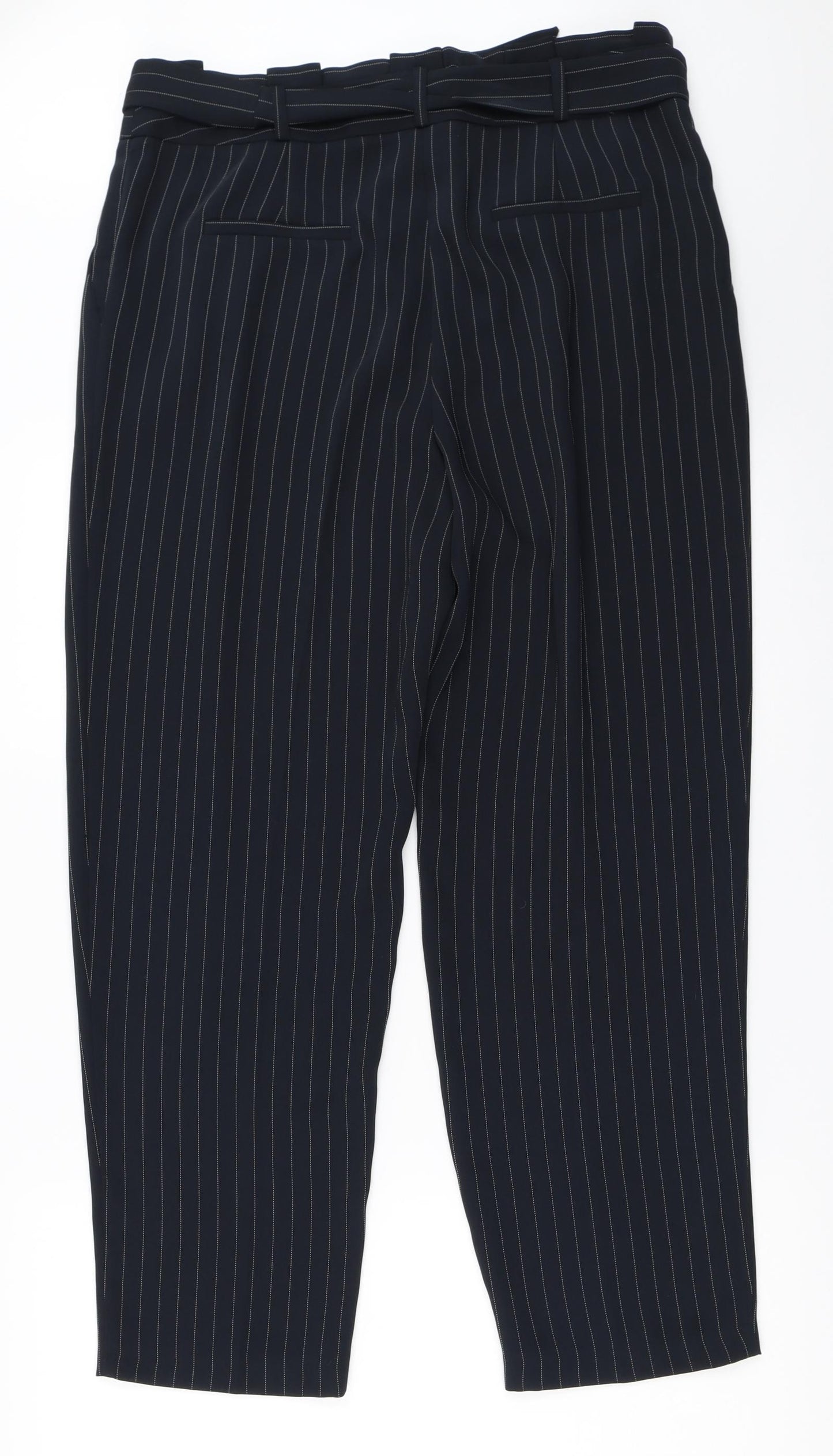 Oasis Womens Black   Trousers  Size 14 L27 in