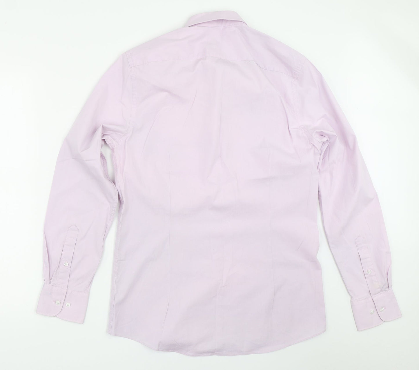 Debenhams Mens Purple    Button-Up Size 15.5