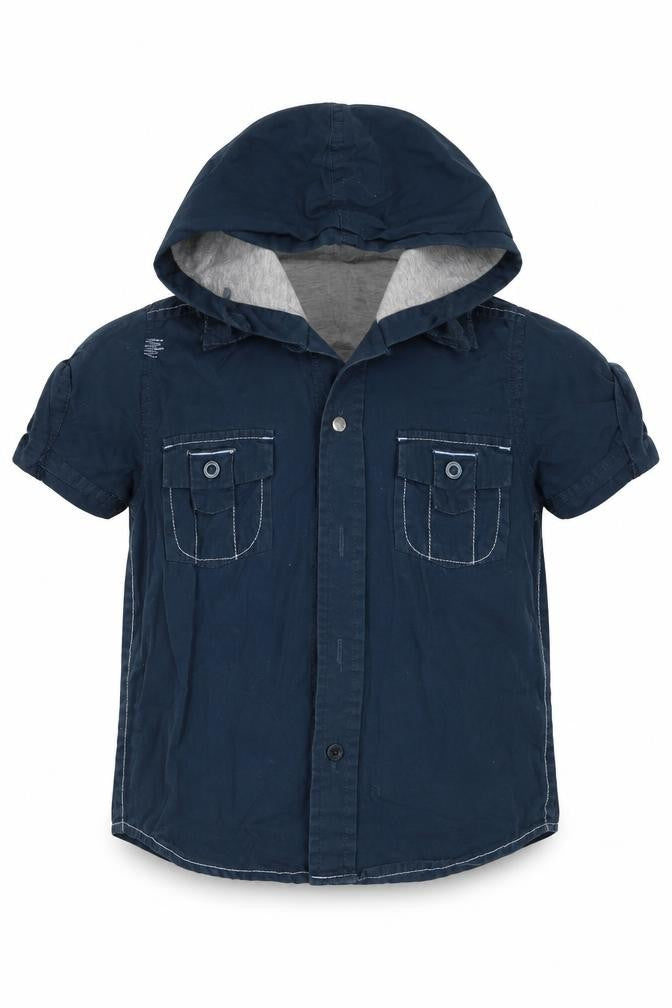 Debenhams Boys Blue   Basic Button-Up Size 4 Years