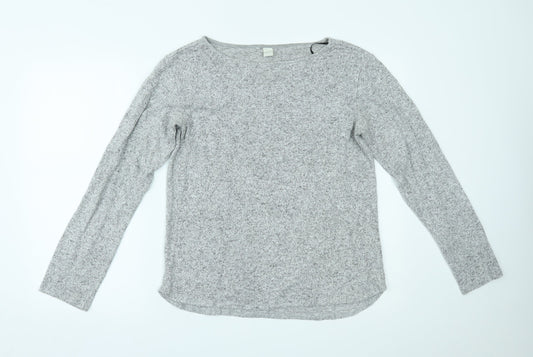 H&M Womens Grey   Basic Blouse Size S