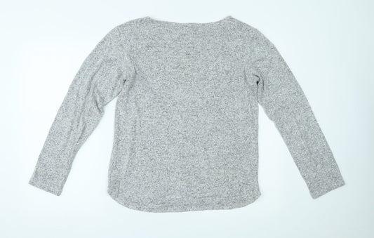 H&M Womens Grey   Basic Blouse Size S