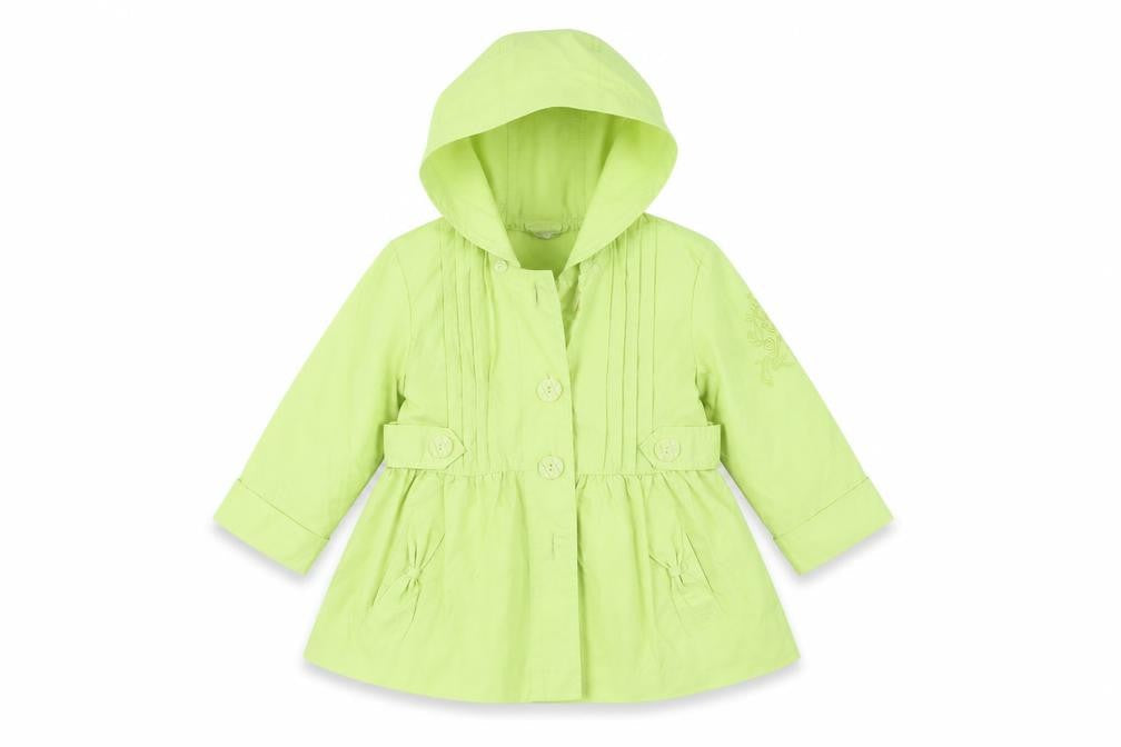 Evil Girls Green   Rain Coat Coat Size 2 Years