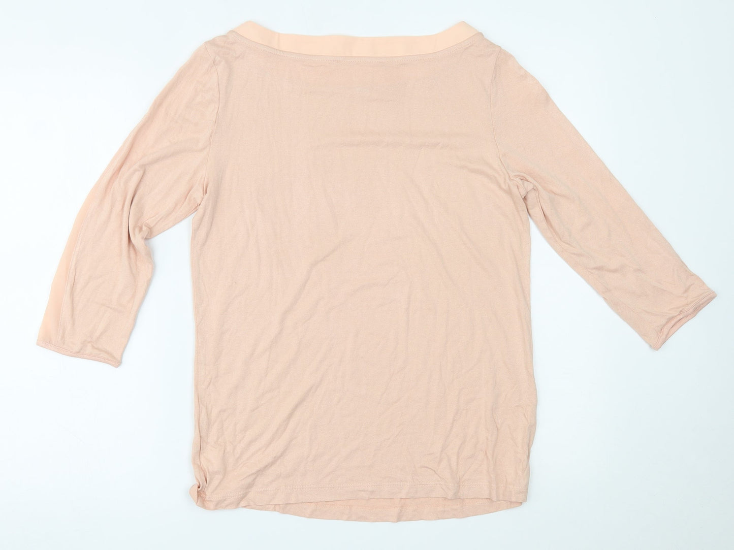 Preworn Womens Pink   Basic Blouse Size 14