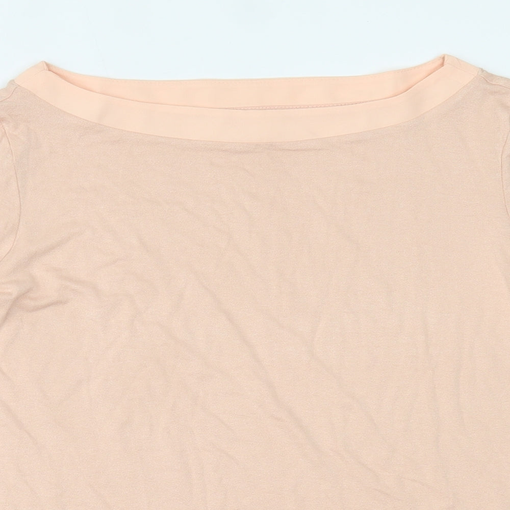 Preworn Womens Pink   Basic Blouse Size 14