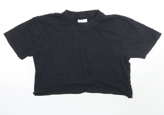 Topshop Womens Grey   Basic T-Shirt Size XS