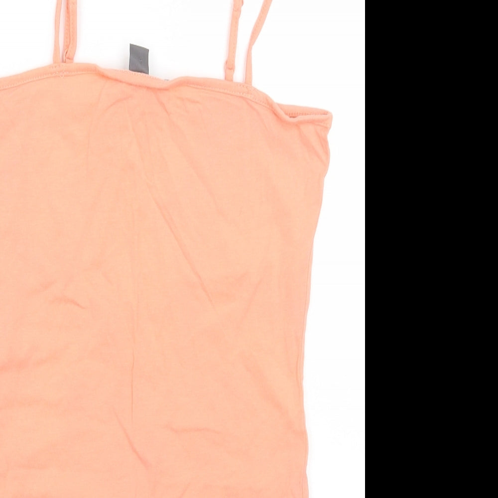Primark Womens Orange   Bodysuit One-Piece Size 10