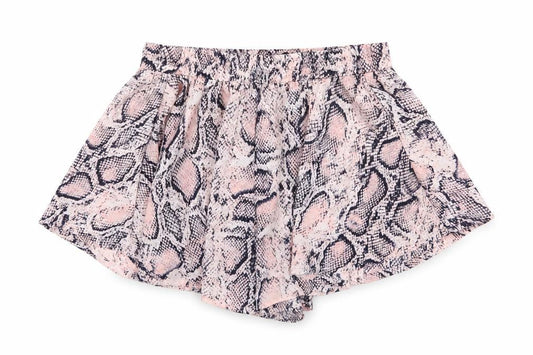 PRETTYLITTLETHING Womens Pink Animal Print  Bermuda Shorts Size 6