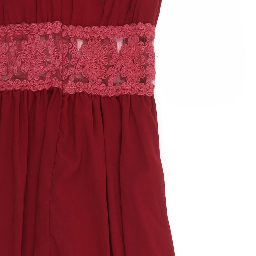 Emamoda Womens Red   A-Line  Size M