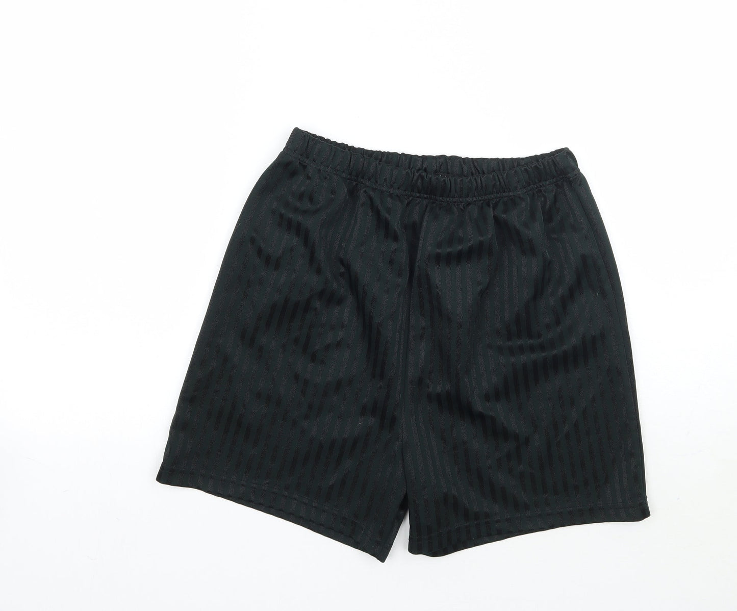 Buk ta  Boys Black Striped  Sweat Shorts Size 14 Years