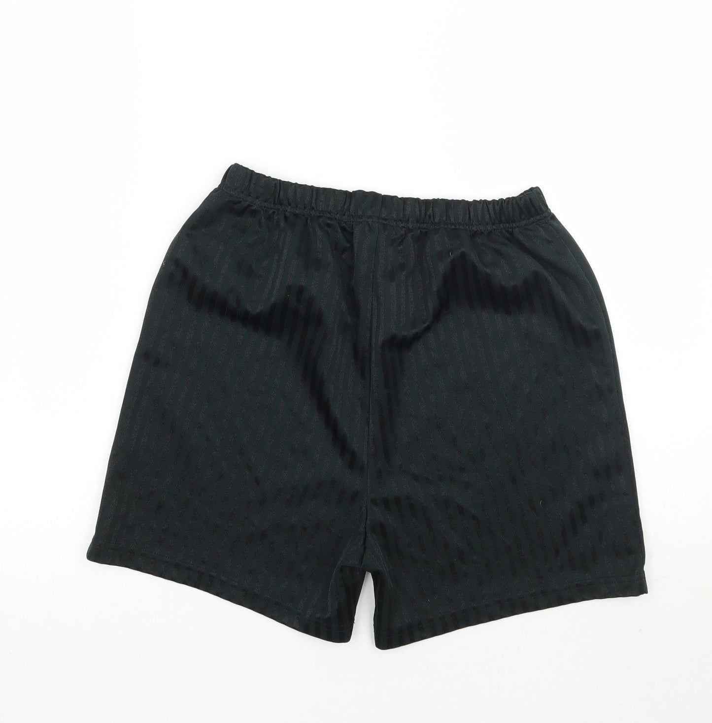 Buk ta  Boys Black Striped  Sweat Shorts Size 14 Years