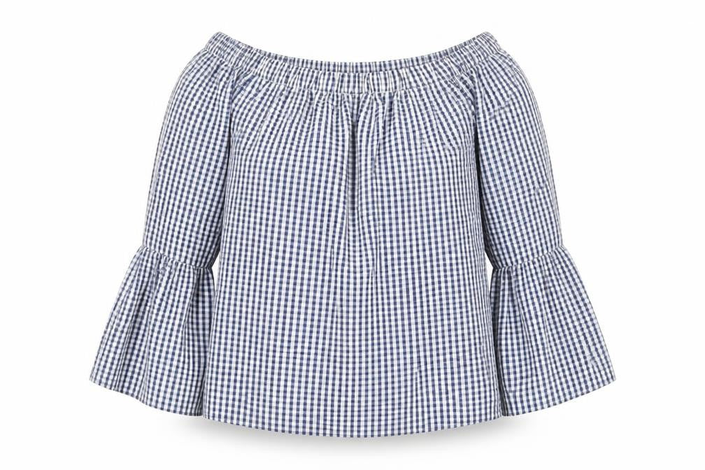 New Look Womens Multicoloured Check  Basic Blouse Size 10
